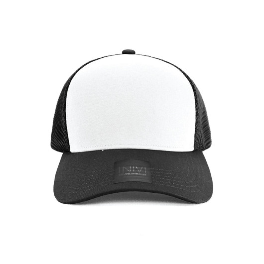 Promotional Longley Mesh Cap Black White Black